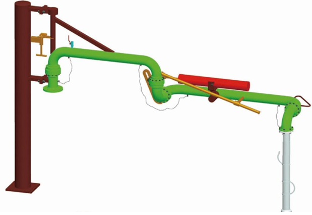 顶部装卸>AL1402（汽柴油，乙醇酒精）鹤管